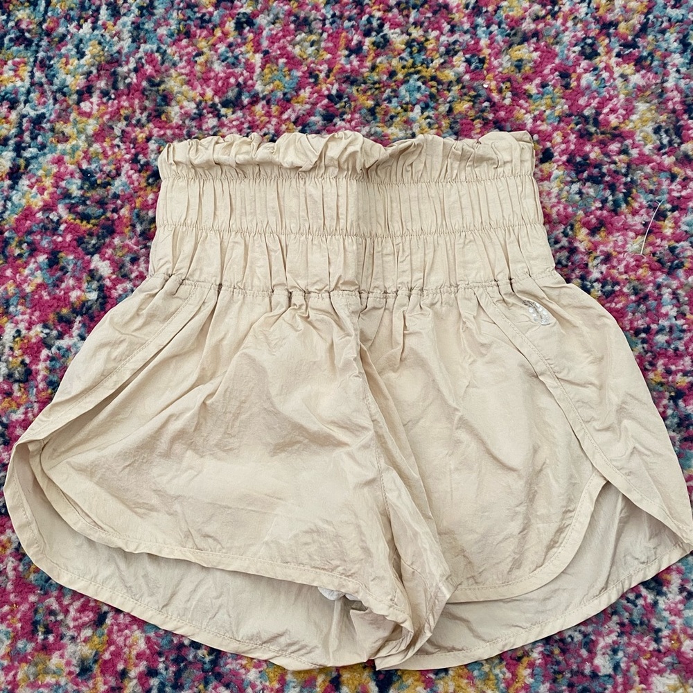 Free people way home shorts beige